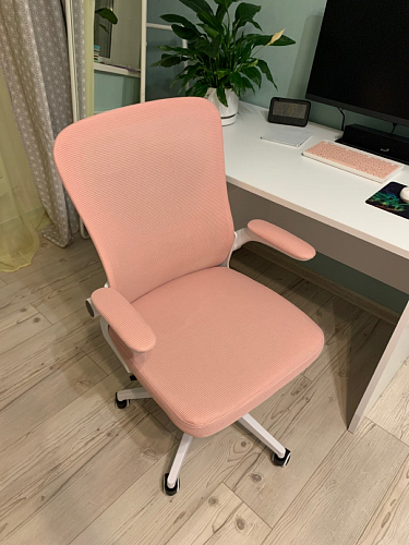 Компьютерное кресло Konfi pink / white фото покупателя 26