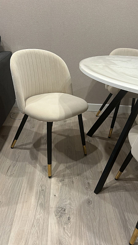 Стул на металлокаркасе Gabi gray / black фото покупателя 755