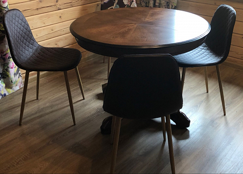 Стул на металлокаркасе Capri голубой фото покупателя 10