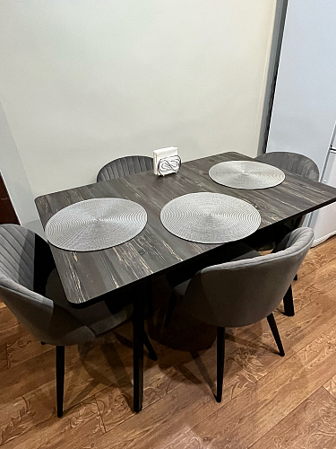 Стул на металлокаркасе Gabi-1 wine red / black фото покупателя 845