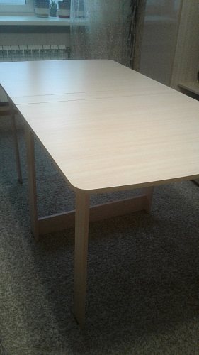 Стол книжка СтК4 дуб сонома / белый фото покупателя 11