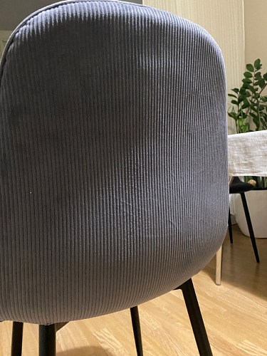 Стул на металлокаркасе Capri blue / white фото покупателя 43