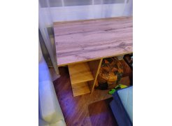 Письменный стол Челси Лофт дуб делано светлый / белый матовый фото покупателя 14