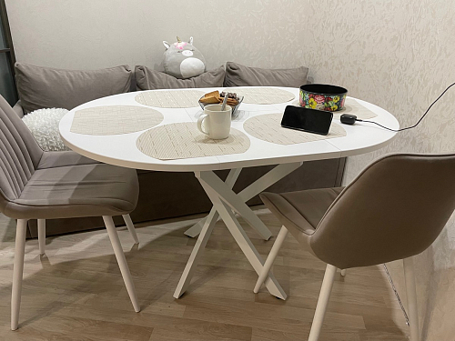 Комплект стульев Седа К 4 шт латте / черный фото покупателя 170