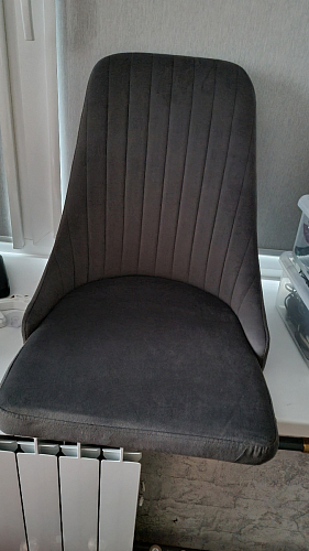 Стул на металлокаркасе Kora light purple / black фото покупателя 317