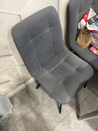 Стул на металлокаркасе Чилли зеленый / белый каркас фото покупателя 354