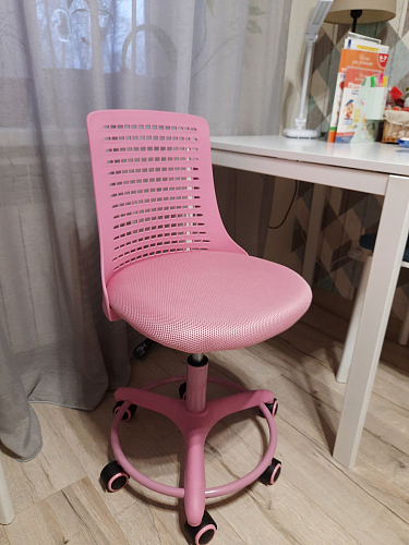 Компьютерное кресло Kiddy/Кидди бирюзовое ткань (сетка) фото покупателя 20