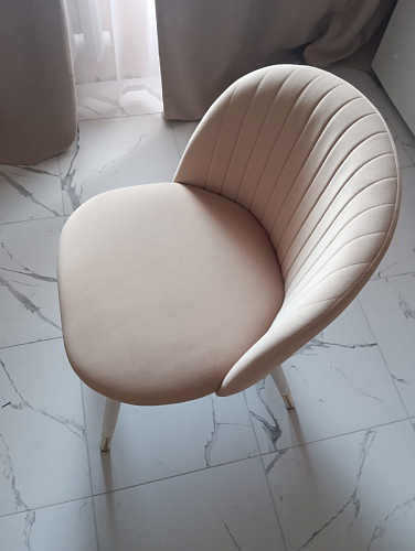 Стул на металлокаркасе Gabi 1 light purple / black фото покупателя 248