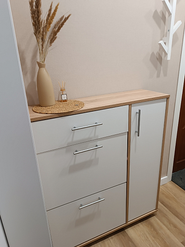 Обувница ТП-4 дуб сонома / белый фото покупателя 28