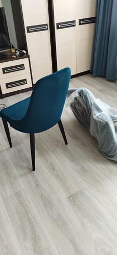 Стул на металлокаркасе Kora green / black фото покупателя 60