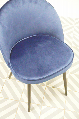 Стул на металлокаркасе Dodo blue из шоурума 1