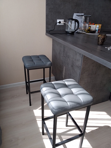 Полубарный стул Лофт мадера 20 / белый матовый фото покупателя 244