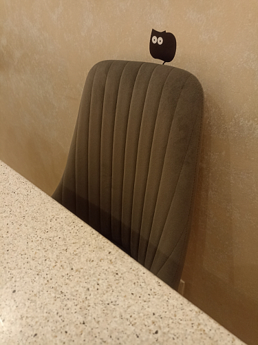 Стул на металлокаркасе Kora beige / black фото покупателя 291