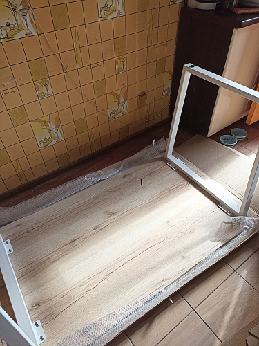 Стол Лота Лофт 120 25 мм сабия / белый матовый фото покупателя 773