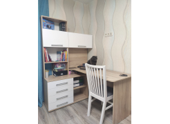 Компьютерный стол КСТ-14.1П белый правый фото покупателя 13