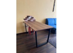 Стол Лота Лофт 140 25 мм черный матовый / бетон фото покупателя 123