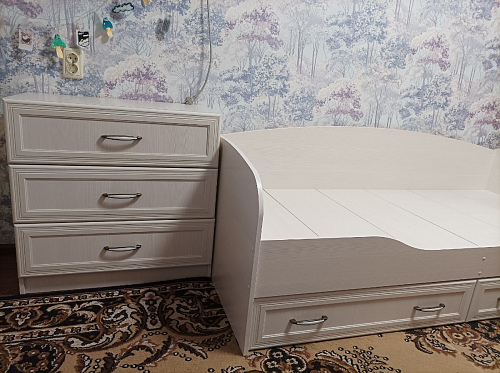 Односпальная кровать Колибри 80 х 190 см бодега фото покупателя 47