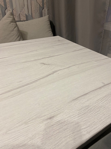 Деревянный стол Лота Лофт 140х80 черный матовый / бетон светлый фото покупателя 671