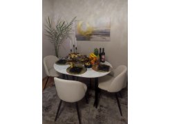 Стул на металлокаркасе Gabi 1 gray / black фото покупателя 626