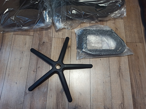 Компьютерное кресло Driver/Драйвер кожзам черный / ткань черный фото покупателя 49