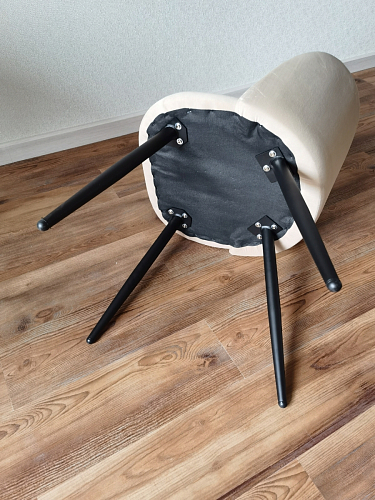 Стул на металлокаркасе Gabi gray / black фото покупателя 809