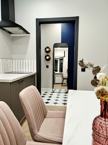 Стул на металлокаркасе Седа К латте / черный фото покупателя 194