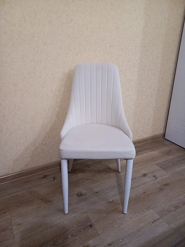 Стул на металлокаркасе Kora white / gray фото покупателя 11