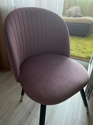 Стул на металлокаркасе Gabi gray / black фото покупателя 425