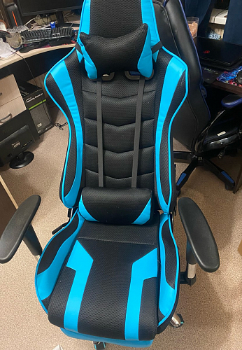 Компьютерное кресло Kano 1 light blue / black фото покупателя 71