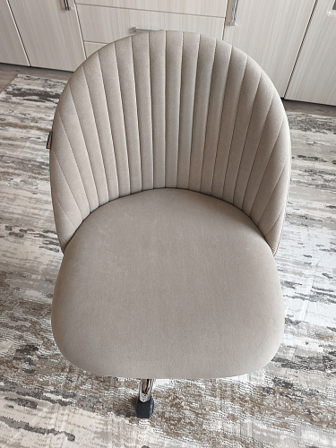 Компьютерное кресло Melody молочное фото покупателя 58