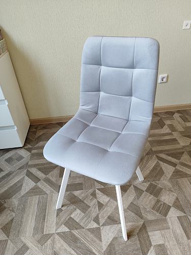 Стул на металлокаркасе Чилли К кирпичный / черный фото покупателя 445