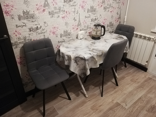 Стул на металлокаркасе Чилли зеленый / белый каркас фото покупателя 363