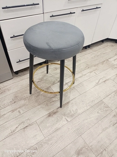 Барный стул Plato black fabric фото покупателя 27
