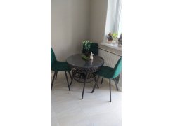 Стул на металлокаркасе Чилли розовый / черный каркас фото покупателя 620