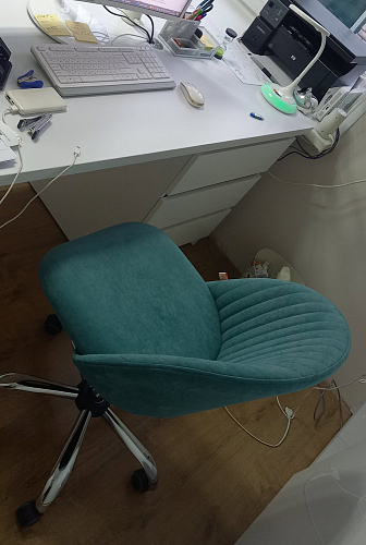 Компьютерное кресло Melody бирюзовое фото покупателя 145