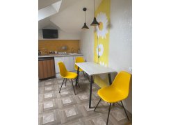 Деревянный стол Барон О 180 х 90 белая пленка шагрень / черный фото покупателя 75