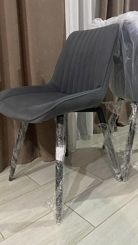 Стул на металлокаркасе Седа К латте / черный фото покупателя 122