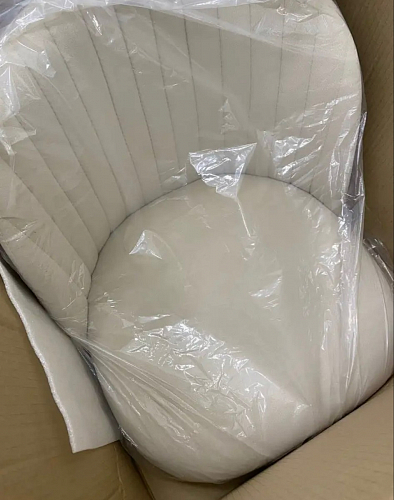 Стул на металлокаркасе Gabi dark beige / black / silver фото покупателя 780