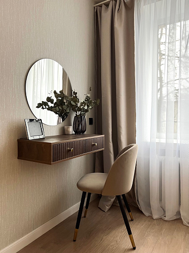 Стул на металлокаркасе Gabi latte / gold / black фото покупателя 624