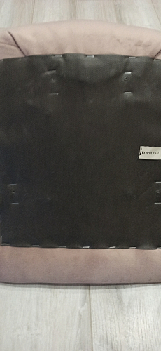 Стул на металлокаркасе Чилли синяя ткань / белый фото покупателя 371