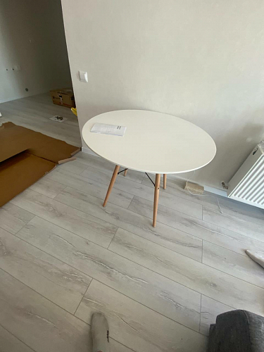 Стол Table 90 white / wood фото покупателя 17