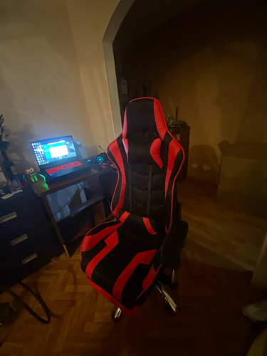 Компьютерное кресло Kano черное / красное фото покупателя 29