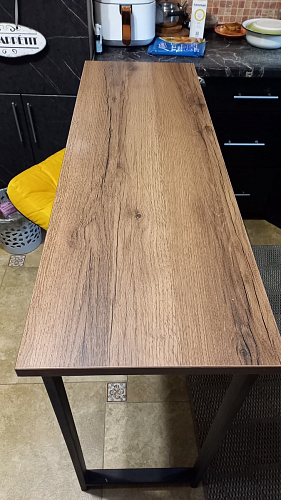 Барная стойка Дилан Лофт 120х60х110 бетон фото покупателя 150