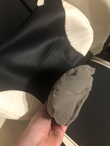 Компьютерное кресло Racer черный / красный / бежевый фото покупателя 111