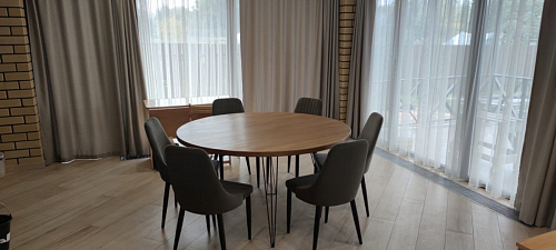 Стул на металлокаркасе Kora black / gray фото покупателя 151