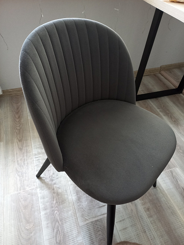 Стул на металлокаркасе Gabi green / black / silver фото покупателя 58