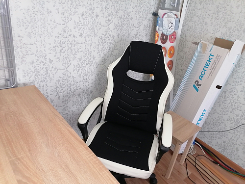 Компьютерное кресло Gamer черное / бежевое фото покупателя 98