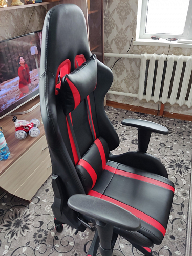 Компьютерное кресло Blok light blue / black фото покупателя 2