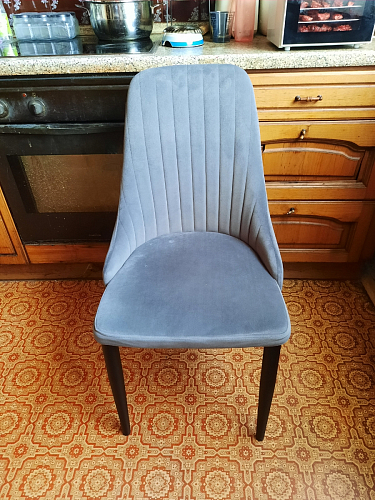 Стул на металлокаркасе Kora black / gray фото покупателя 178