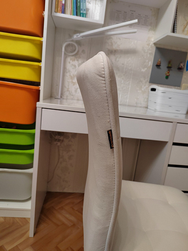 Компьютерное кресло One/Ван флок бежевый 7 фото покупателя 46